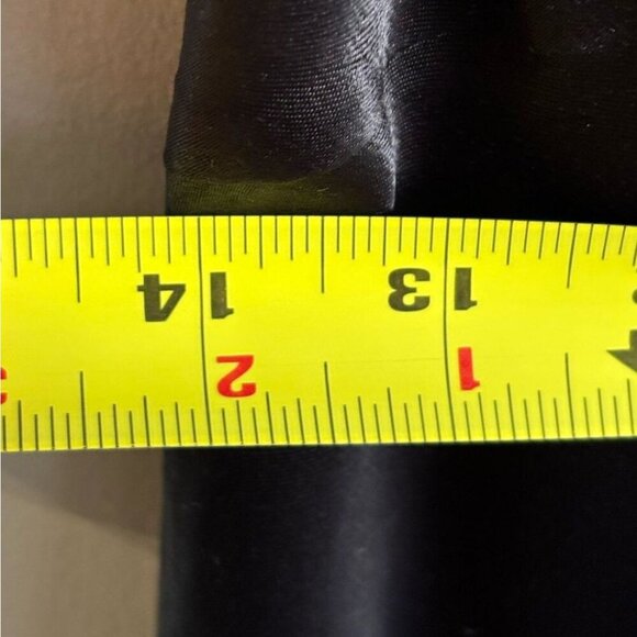 Anthropologie Women Shoulder Strap Shiny look Slip Satin Long Dress Black Size S - Picture 3 of 9